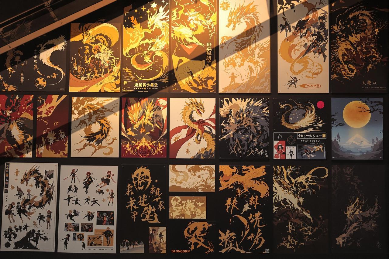 蕃茄短剧作品展示 - 龙啸九天 — 原画设定集